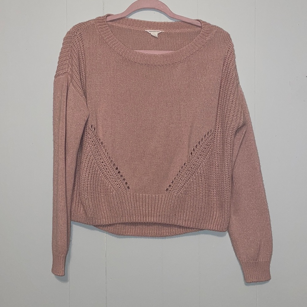 Comfortable pink sweater :)
